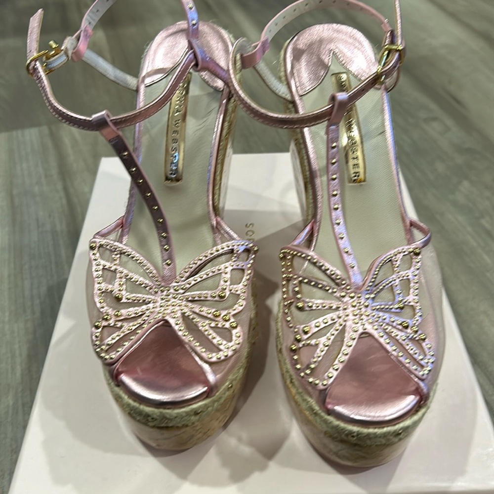 Sophia Webster butterfly platform sandals 37.5.